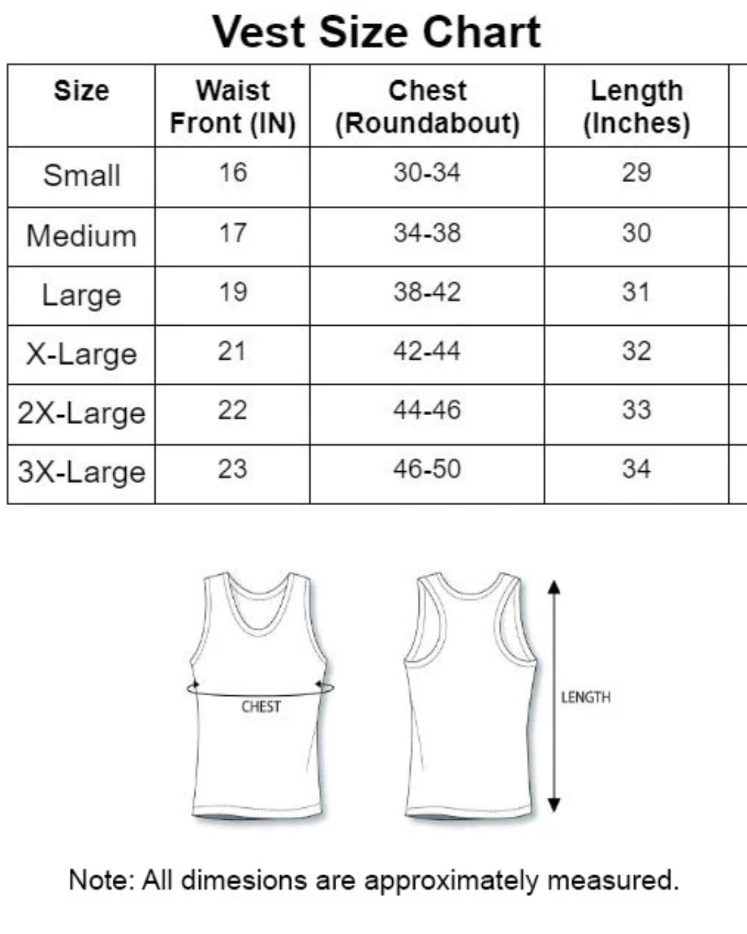 Pack Of 3 Premium Soft Cotton Vest - 100% Quality Guarantee